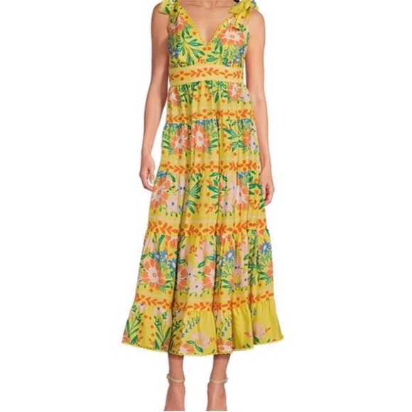 Chelsea & Violet Dresses & Skirts - CHELSEA & VIOLET Cecily Yellow floral maxi dress